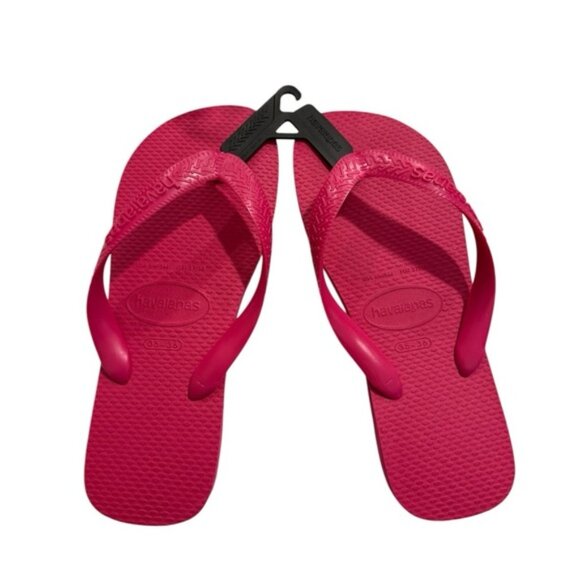 Havaianas Electric Pink Top Fashion flip flops Made in Brazil Size US 6 35/36 - Picture 2 of 9